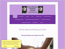 Tablet Screenshot of kveta-healing.com